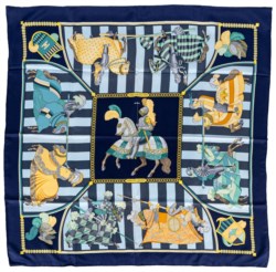 Foulard Chocs et Plumes