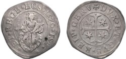 GENOVA - DOGI BIENNALI (III Fase, 1637-1797) - Scudo 1670, ISS.