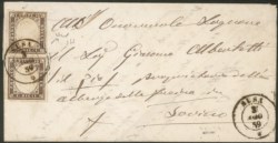 Antichi Stati Italiani - Sardegna - Lettera da SUSA 3 AGO.59