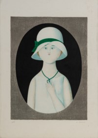 Senza titolo (Donna con cappello)