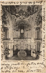 Letitia Napoleone duchessa d'Aosta - Bella e curiosa cartolina con testo autografo e firma di pugno