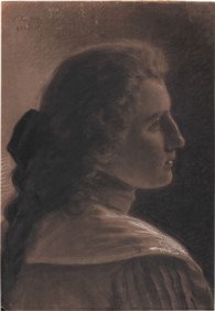 Vittorio Matteo Corcos (Livorno, 1859 - Firenze, 1933) - Ritratto di donna