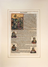 Tre pagine tratte dal Liber Chronicarum di Schedel Hartmann