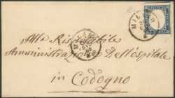 Antichi Stati Italiani - Sardegna - Lettera con 20 cent (15Cc)