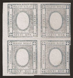 Antichi Stati Italiani - Sardegna - Prova di stampa del c.2