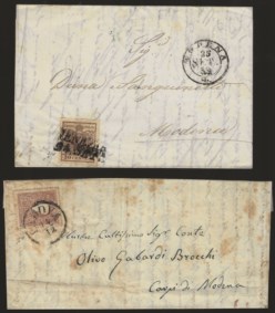 Antichi Stati Italiani - Lombardo Veneto - Due lettere