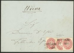 Antichi Stati Italiani - Lombardo Veneto - Bellissima lettera da Recoaro SD (P.ti 5)