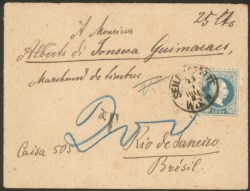 Europa e Oltremare - Austria - Busta affrancata con 10 kreuzer (38)