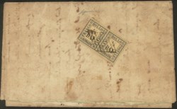 Antichi Stati Italiani - Romagne - Coppia orizzontale del 1/2 bai (1)