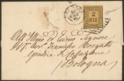 Antichi Stati Italiani - Romagne - 2 bai giallo arancio (3)