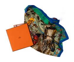 Foulard Les Cheyennes o Les Plumes de l'Ouest