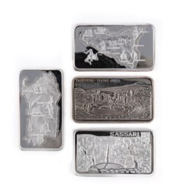 Lingotti in argento puro 999