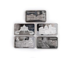 Lingotti in argento puro 999