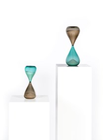 Due clessidre bicolore