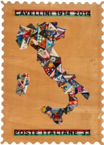 Francobollo: Italia (Progetto di francobollo per il mio centenario)