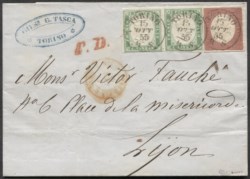 Antichi Stati Italiani - Sardegna - Lettera (9 + 13c)