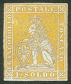 Antichi Stati Italiani - Toscana - 1851 - 1 soldo (2a cat.45000)