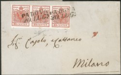 Antichi Stati Italiani   Lombardo Veneto   Lettera da Padova