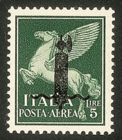 RSI - Verona - 1944 - 5 lire Aerea (P12A)