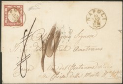 Antichi Stati Italiani - Province Napoletane - 1861 - 5 grana vermiglio (21a)