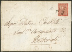 Antichi Stati Italiani - Parma - Lettera con 15 cent vermiglio (7)