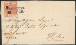 Antichi Stati Italiani - Lombardo Veneto - Annullamenti  - Borghetto (stampatello inclinato - P.ti 13)