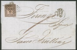 Antichi Stati Italiani - Romagne - Bell'esemplare del 5 bai violetto (6)