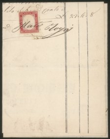 Antichi Stati Italiani - Sardegna - Esemplare del 40 cent rosa carminio lillaceo (16Eb)