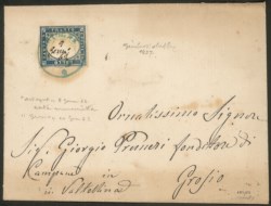 Antichi Stati Italiani - Sardegna - Annullamenti - Artogne (azzurro P.ti 8)