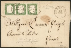 Antichi Stati Italiani - Sardegna - Annullamenti - Gabbiano (P.ti 9)