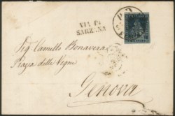 Antichi Stati Italiani - Toscana - Esemplare ottimamente marginato del 6 crazie ardesia su grigio (7)