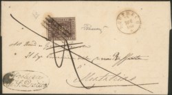 Antichi Stati Italiani - Toscana - Annullamenti - Governo Provvisorio - S. Quirico (doppio cerchio) + muto a 4 sbarre (P.ti R1)