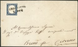 Antichi Stati Italiani - Lombardo Veneto - Annullamenti  - Grossotto (stampatello dritto - P.ti 10)