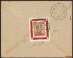 Regno - Vittorio Emanuele III - Busta con al retro 20 cent (109)