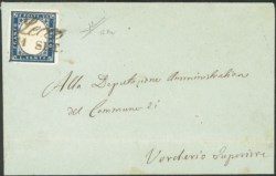 Antichi Stati Italiani - Lombardo Veneto - Annullamenti  - Lecco (corsivo - P.ti 6)