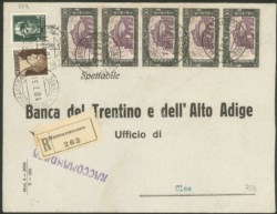 Regno - Vittorio Emanuele III - Milizia 30 cent in striscia di cinque (272)