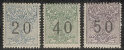 Regno - Vittorio Emanuele III - Servizi - 1924 - Segnatasse Vaglia (1/6)