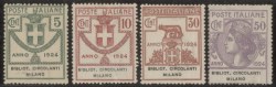 Regno - Vittorio Emanuele III - Servizi - 1924 - Parastatali - Bibliot. Circolanti Milano (13/16)