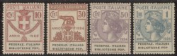 Regno - Vittorio Emanuele III - Servizi - 1924 - Parastatali - Federaz. Italiana Biblioteche Pop. (34/37)
