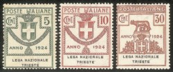 Regno - Vittorio Emanuele III - Servizi - 1924 - Parastatali - Lega Nazionale Trieste (42/44)