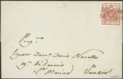 Antichi Stati Italiani - Lombardo Veneto - Annullamenti  - Mirano (P.ti 12 - azzurro verdastro)