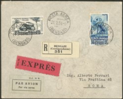 Colonie - Emissioni generali - Decennale Marcia su Roma 10 lire + 50 lire Posta Aerea (40 + Aerea 29)