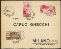 Colonie - Libia - 8° Fiera Campionaria 10 cent + due 20 cent (125/126)