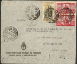 Italia - Repubblica - Coppia del 100 lire Democratica (565) + 30 lire S. Caterina (577)