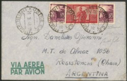 Italia - Repubblica - Aerogramma affrancato con 100 lire Democratica I lastra e filigrana Ruota I tipo (565A)