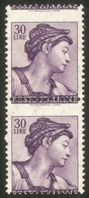 Italia - Repubblica - 1961 - Coppia del 30 lire Michelangiolesca (905m)