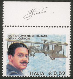Italia - Repubblica - 2003 - 52 cent Caproni (CEI 2756d)