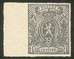 Europa e Oltremare - Belgio - 1866 - 1 cent Re Leopoldo II (22)