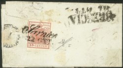 Antichi Stati Italiani - Lombardo Veneto - Annullamenti  - Sarnico (corsivo - P.ti 10)