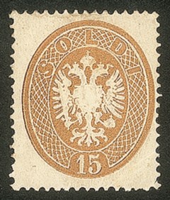 Antichi Stati Italiani - Lombardo Veneto - 1863 - 15 soldi bruno (40)